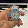 Moissanite xBlue  Watch